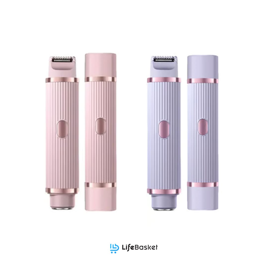 Vibrant Women's Double Head Electric Shaver - Purple & Pink Edition - Image 4