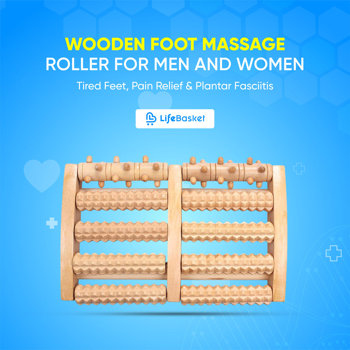 Wooden Foot Massage Roller - Image 2