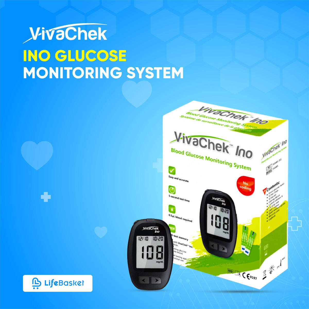 Vivachek Ino meter - Buy online at LifeBasket Bangladesh