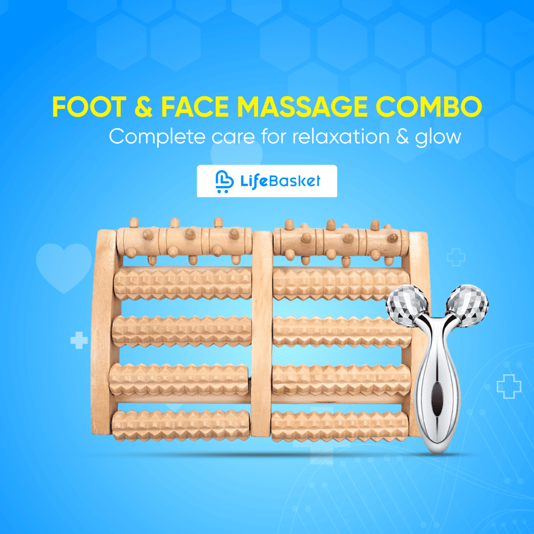 Foot & Face Massage Combo - Buy online at LifeBasket Bangladesh
