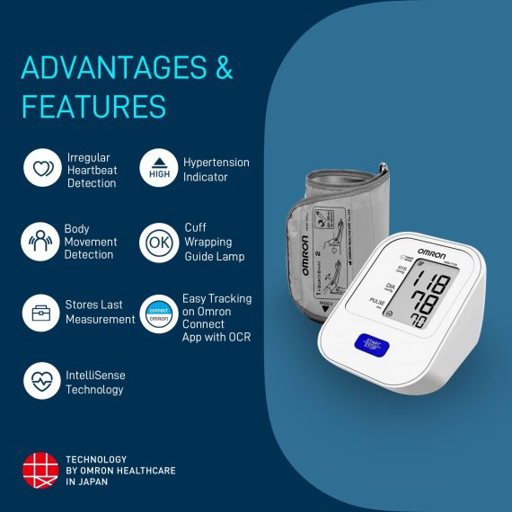 Omron Digital Blood Pressure Monitor HEM-7120 - Image 5