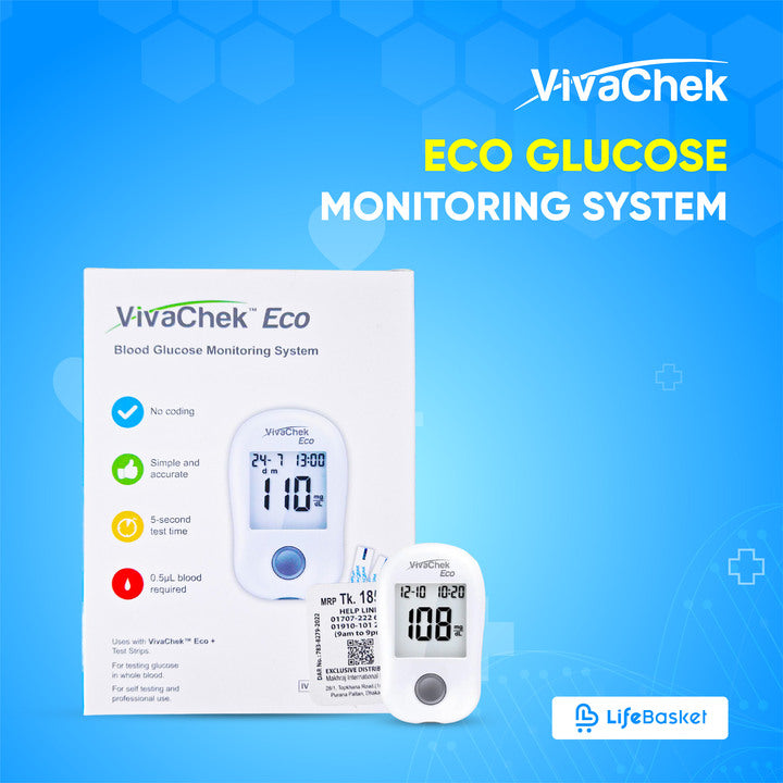 VivaChek Eco Glucose Monitoring System - Buy online at LifeBasket Bangladesh