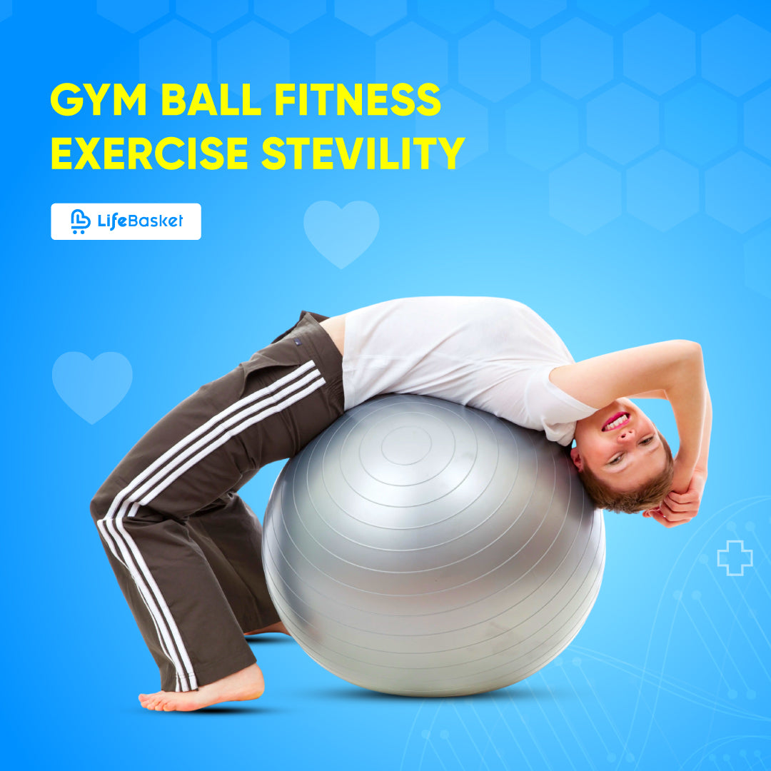 GYM Ball (Yoga Ball) Fitness Exercise Stevility - Buy online at LifeBasket Bangladesh